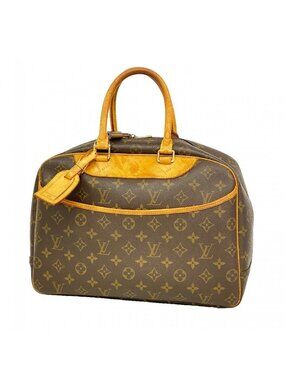 Louis Vuitton Handbag Monogram Deauville Brown